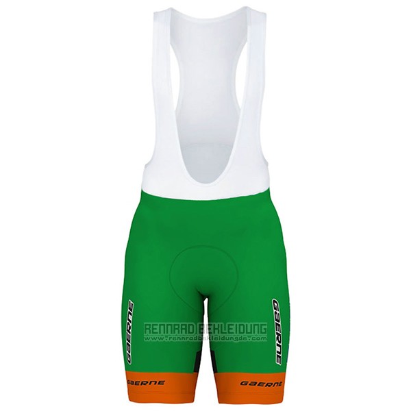 2017 Fahrradbekleidung Bardiani Csf Wei und Grun Trikot Kurzarm und Tragerhose - zum Schließen ins Bild klicken